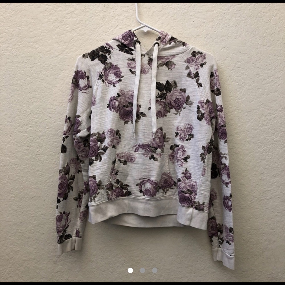 Forever 21 Floral Hoodie
